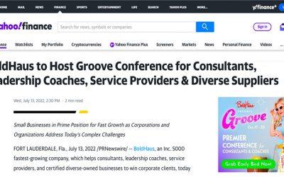 BoldHaus to Host Groove Conference for Consultants, Leadership Coaches, Service Providers & Diverse Suppliers