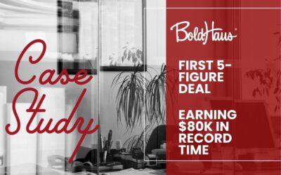 RESULT: From Just Starting Out to Landing First 5-Figure Corporate Deal & Earning $80K in Record Time